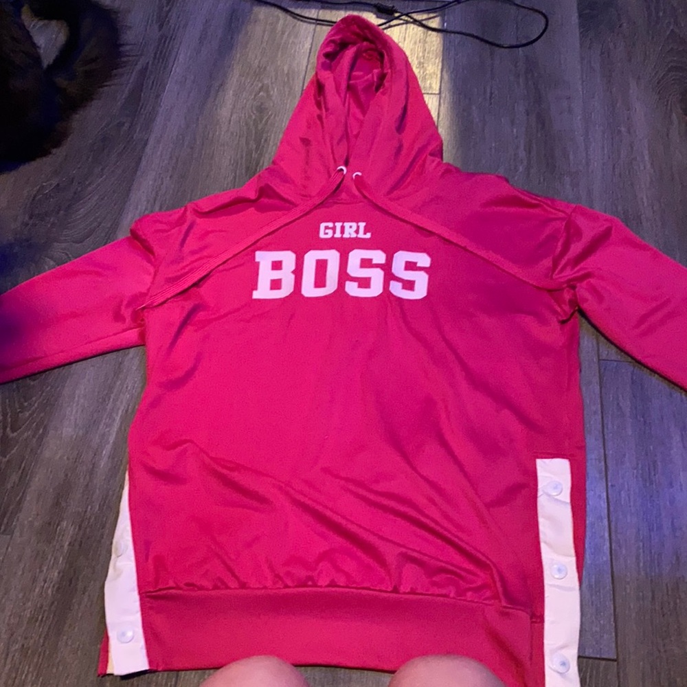 Hot pink sweater